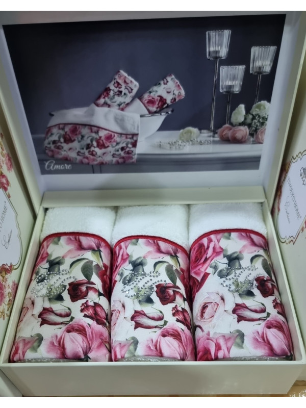 Кухонные полотенца Tivolyo Home Amore 3-30x50