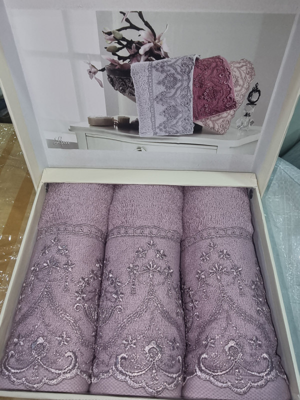 Кухонные полотенца Tivolyo Home Lina mor 3-30x50