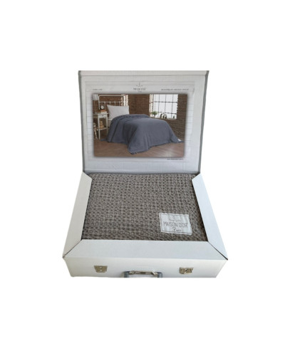 Покрывало Maison D'or Emeline beige хлопок 240x260