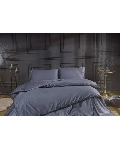 Постельное белье Tivolyo Home Casual light laci делюкс сатин евро