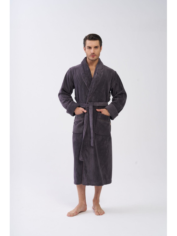 Халат мужской nusa хлопок/бамбук модель 1233 kaya, xxxl