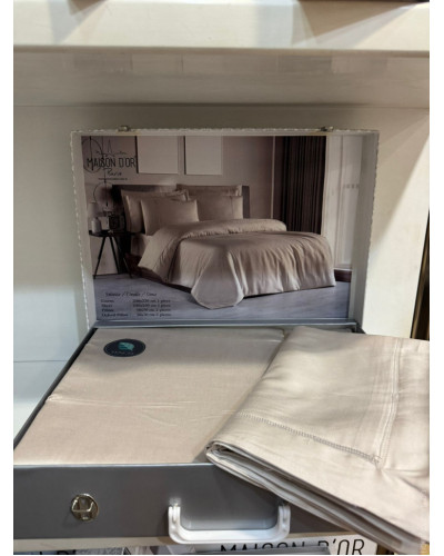 Постельное белье Maison D'or Solenne stone тенсел евро