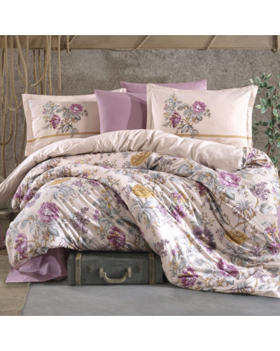 Постельное белье Clasy Mirante v1 pembe ранфорс евро