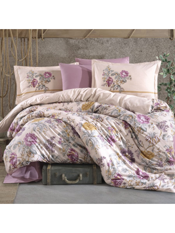 Постельное белье Clasy Mirante v1 pembe ранфорс евро