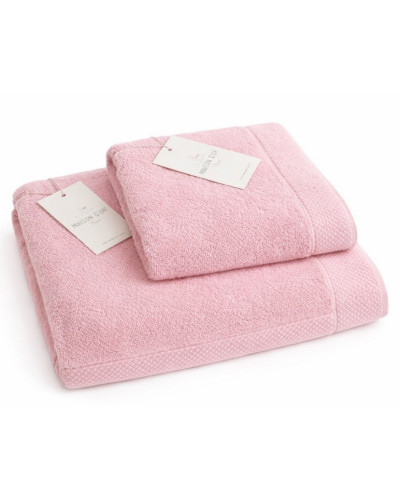 Набор полотенец Maison D'or Artemis pink 50x100; 85x150 микрокоттон