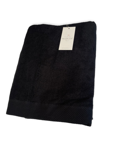 Набор полотенец Maison D'or Artemis black 50x100; 85x150 микрокоттон