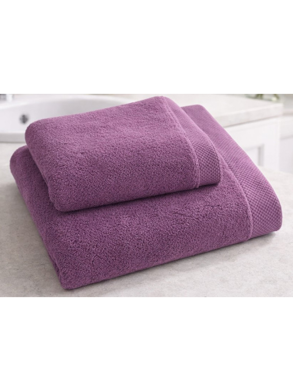 Набор полотенец Maison D'or Artemis violet 50x100; 85x150 микрокоттон