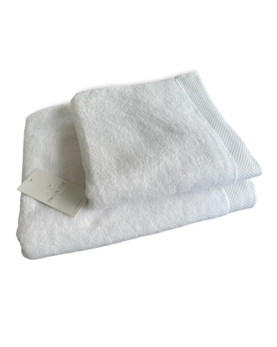 Набор полотенец Maison D'or Artemis white 50x100; 85x150 микрокоттон