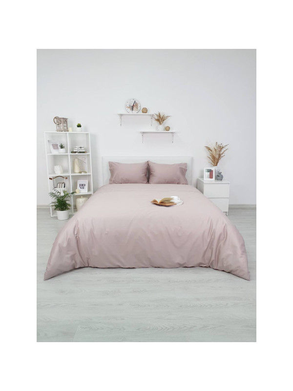 Постельное белье Tivolyo Home Casual kahve делюкс сатин семейное