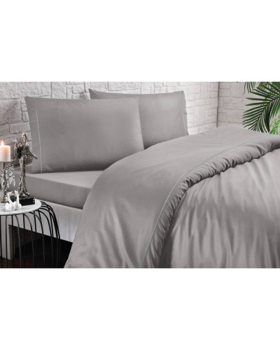 Постельное белье Tivolyo Home Casual k.gri делюкс сатин полуторное