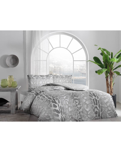 Постельное белье Tac Edgar yesil ранфорс евро