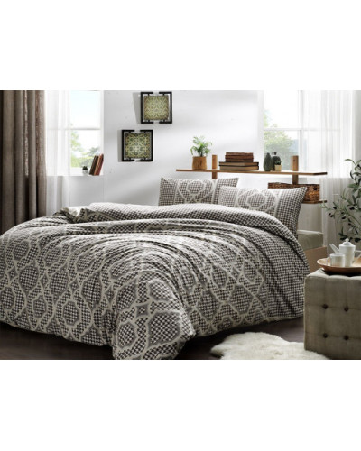 Постельное белье Tac Evana kahve ранфорс евро