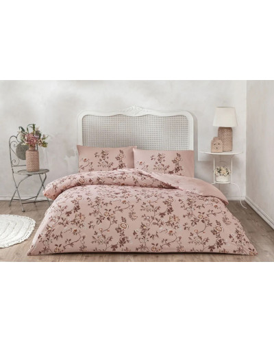 Постельное белье Tac Sorel pembe ранфорс евро