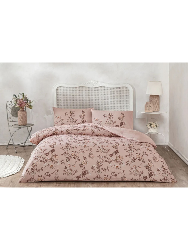 Постельное белье Tac Sorel pembe ранфорс евро