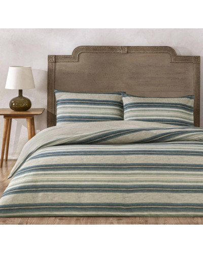 Постельное белье Tac Nores mavi ранфорс евро