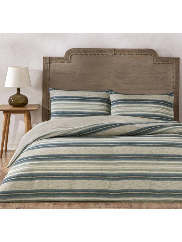 Постельное белье Tac Nores mavi ранфорс евро