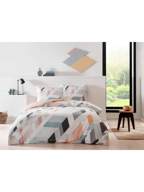 Постельное белье Tac Denver mint ранфорс евро на резинке