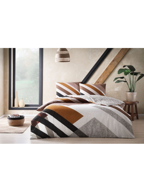 Постельное белье Tac Trent taba ранфорс евро на резинке