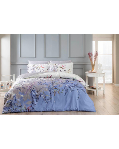 Постельное белье Tac Alvon mor сатин digital евро