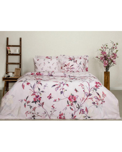 Постельное белье Tac Assen kirmizi сатин digital евро