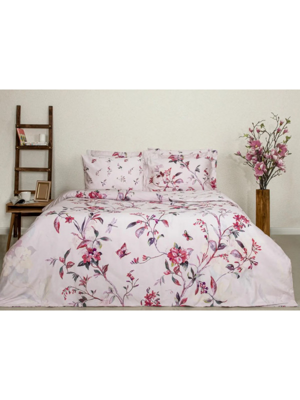 Постельное белье Tac Assen kirmizi сатин digital евро