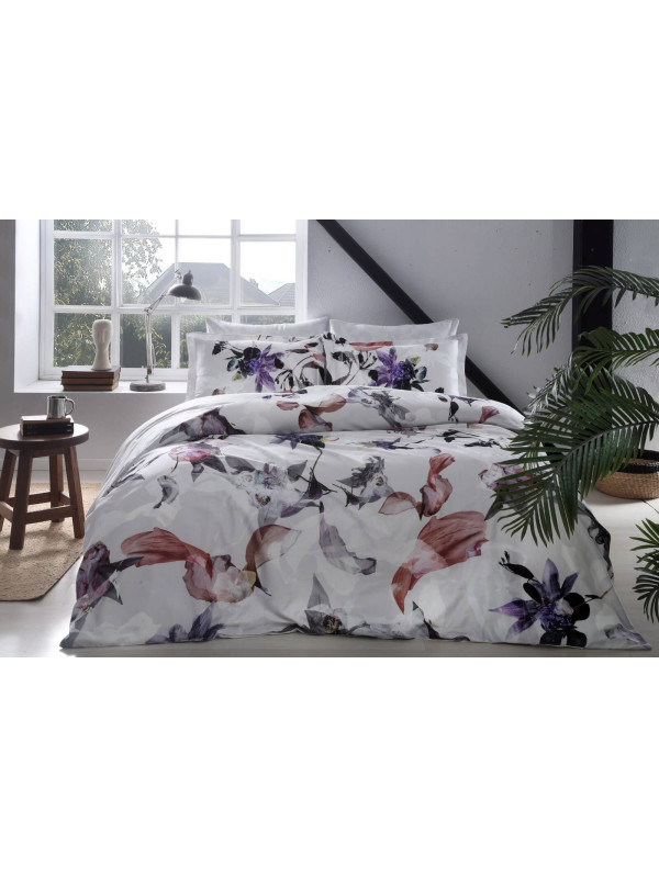 Постельное белье Tac Garoa mor сатин digital евро