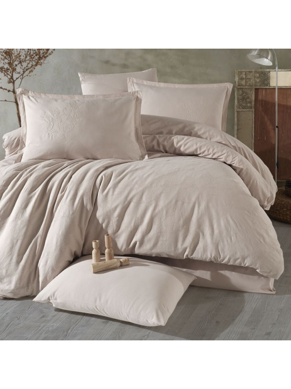 Постельное белье Clasy Marlet v3 ранфорс жаккард с вышивкой евро