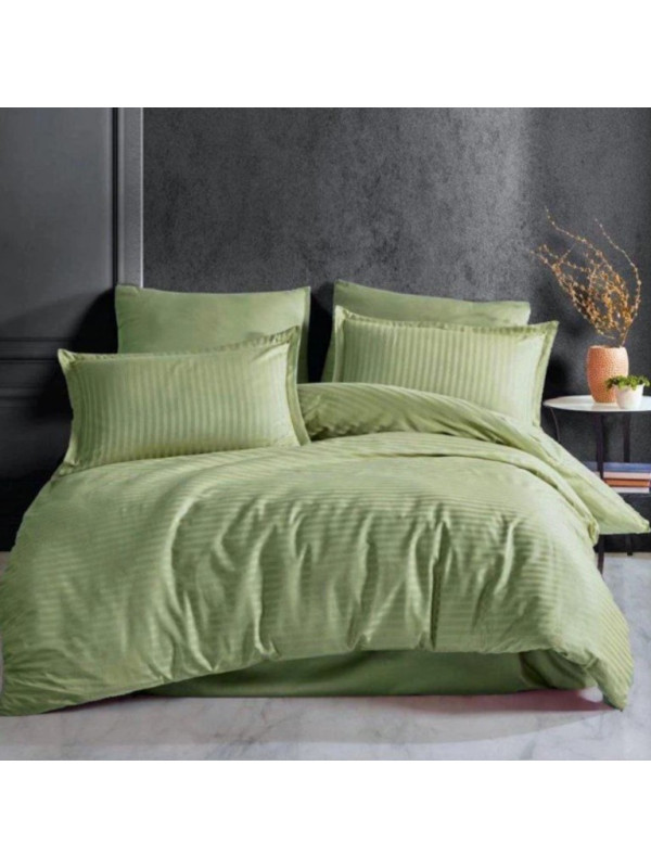 Постельное белье Clasy ada cayi страйп сатин евро