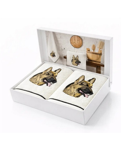 Набір рушників Tivolyo Home My Dog махра 50x100, 75x150