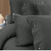 Постельное белье Sarev Monochrome dark gray делюкс сатин 300TC евро