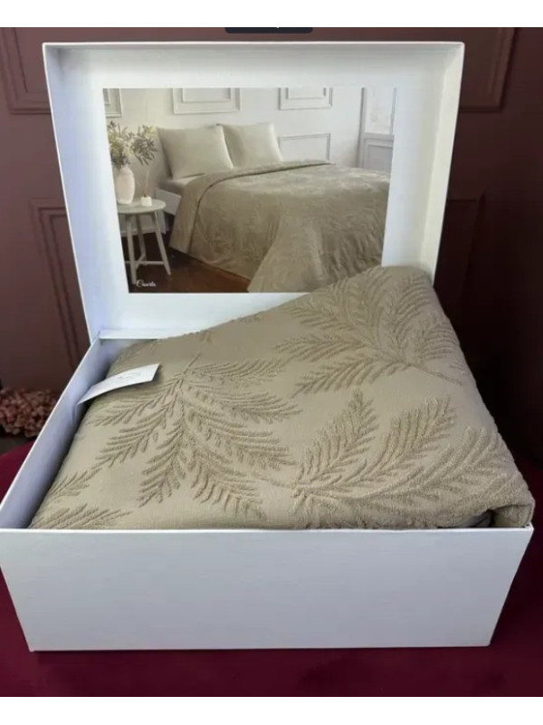 Махровая простынь Tivolyo Home Caserta kahve 160x220 полуторная Махровая простынь Tivolyo Home Caserta kahve 160x220 полуторная