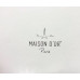 Постельное белье Maison D'or Rose Marine white люкссатин со стразами евро Постельное белье Maison D'or Rose Marine white люкссатин со стразами евро