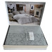 Постельное белье Maison D'or Rose Marine grey люкссатин со стразами евро Постельное белье Maison D'or Rose Marine grey люкссатин со стразами евро