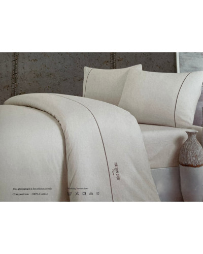 Постельное белье Maison D'or Spring grey ранфорс евро