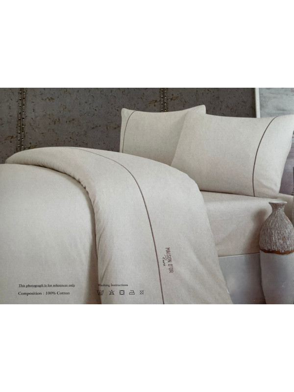 Постельное белье Maison D'or Spring grey ранфорс евро Постельное белье Maison D'or Spring grey ранфорс евро