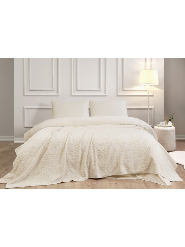 Махровая простынь Tivolyo Home Lotus bej 160x220 полуторная Махровая простынь Tivolyo Home Lotus bej 160x220 полуторная