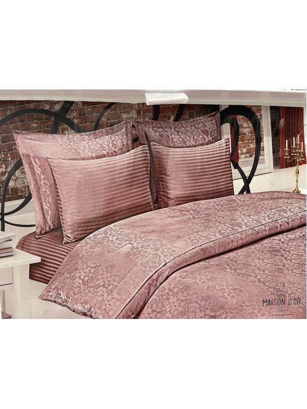 Постельное белье Maison D'or Pearl lilac жаккард бамбук евро Постельное белье Maison D'or Pearl lilac жаккард бамбук евро